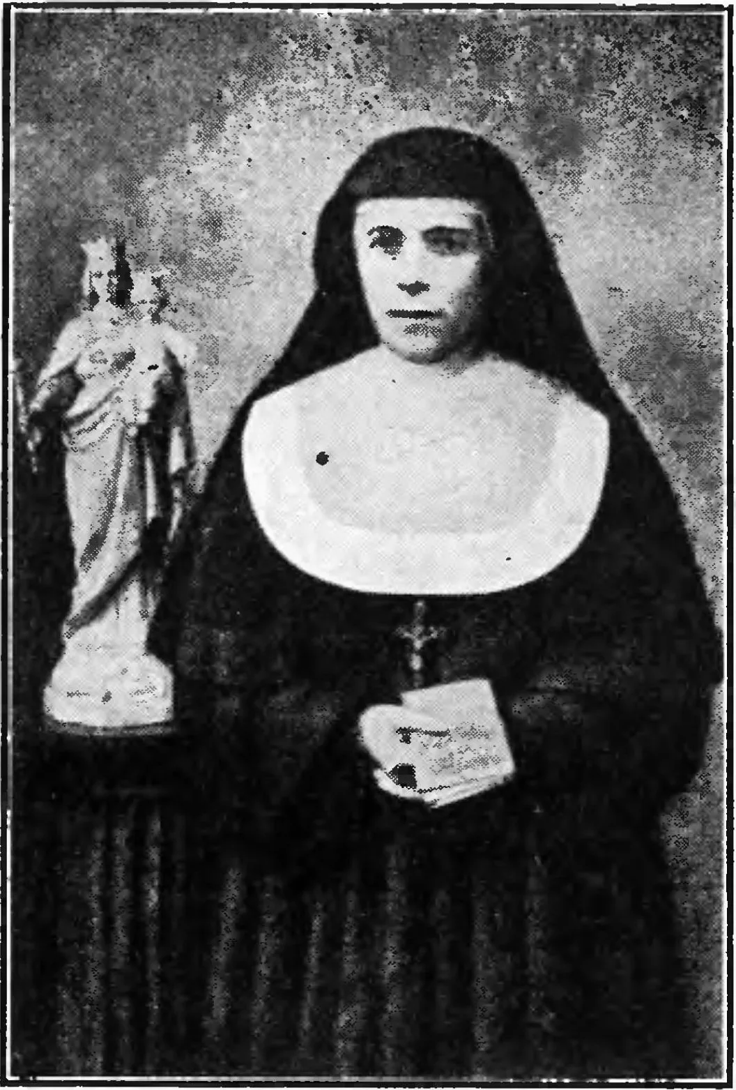 Historical printed portrait of Maria Domenica Mazzarello.