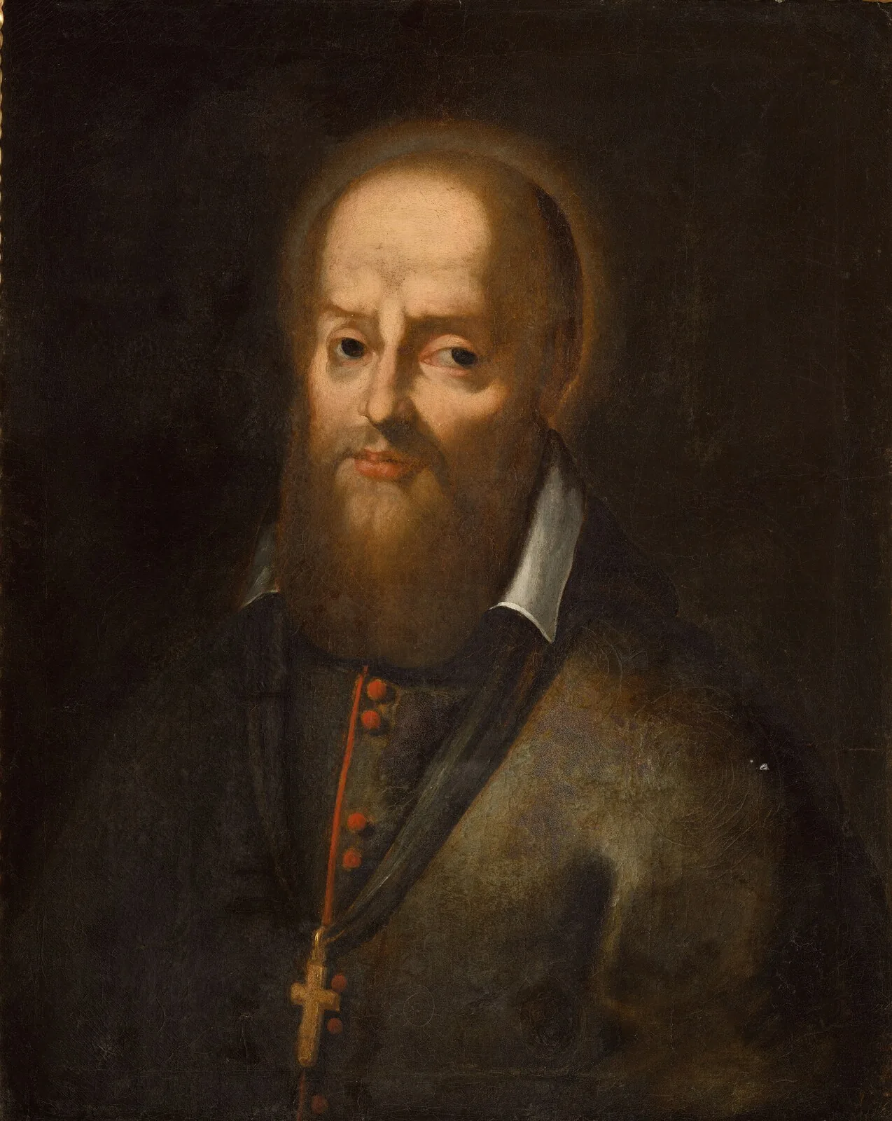 Historical portrait of Francis de Sales, bishop of Geneva.