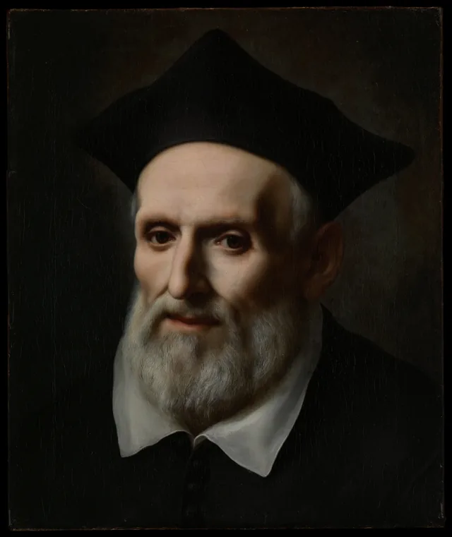 Carlo Dolci’s posthumous portrait Saint Philip Neri (1515–1595), painted in 1645 or 1646; oil on canvas.