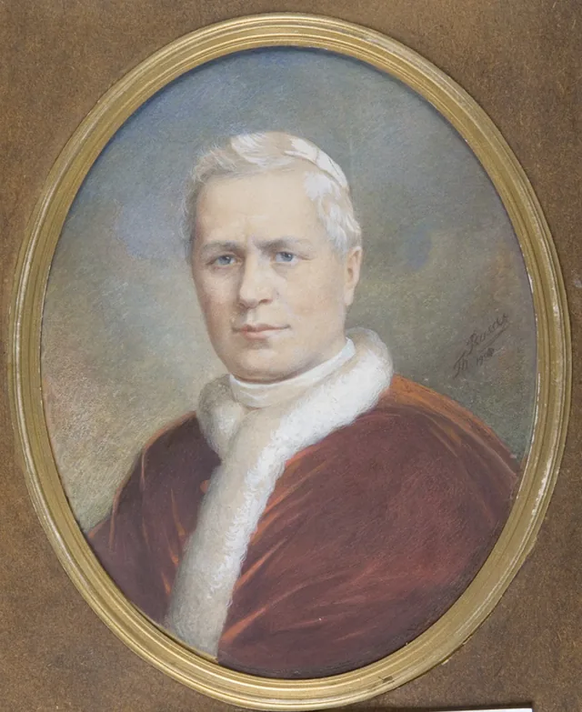 Th. Russer, Pius X., 1903, pastel and gouache on cardboard. National Museum, H2-183 146.