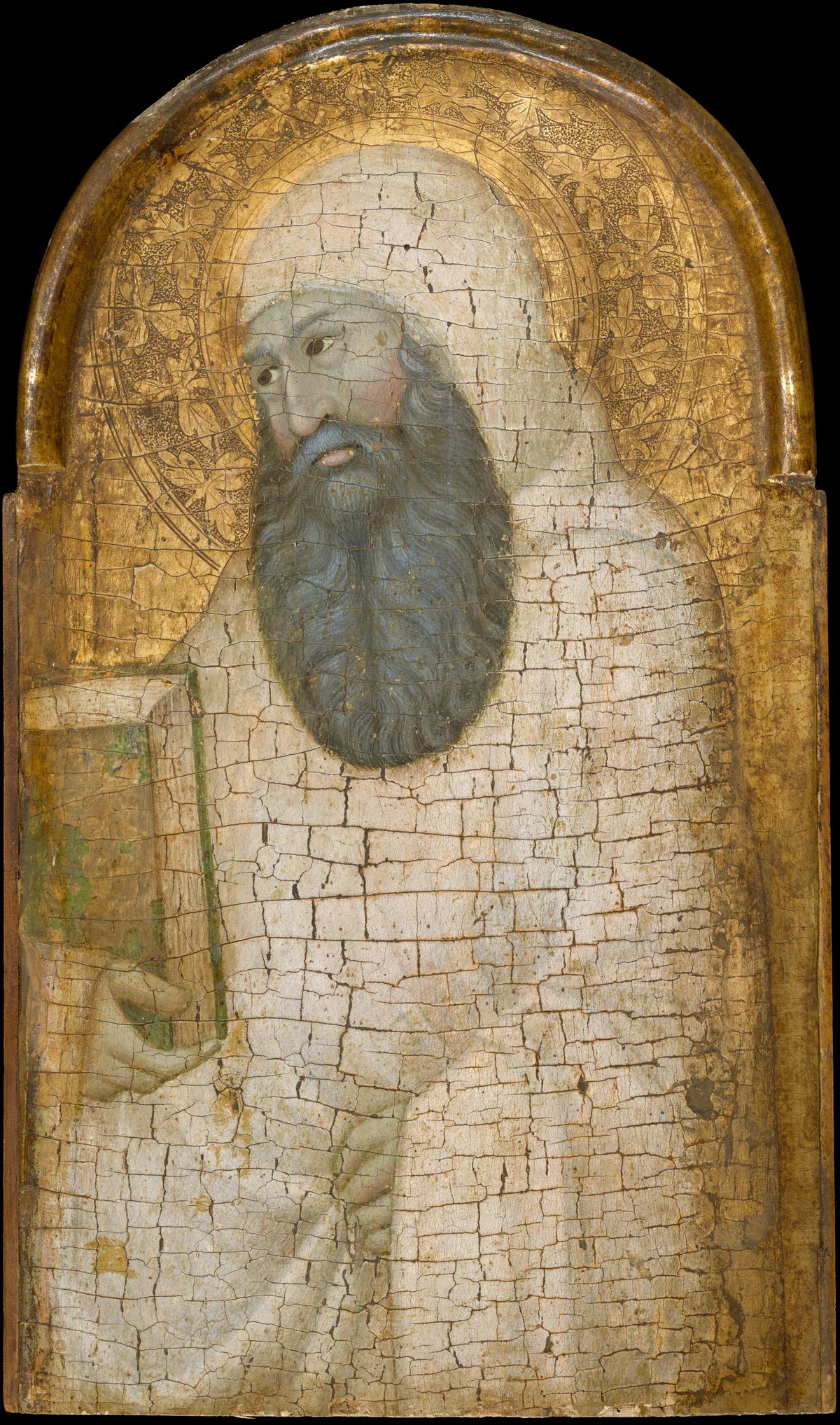 Pseudo-Palmeruccio, Saint Romuald, possibly ca. 1320–30; tempera on wood with gold ground.